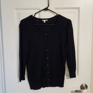 Halogen Classic Black Knit Sweater Size M